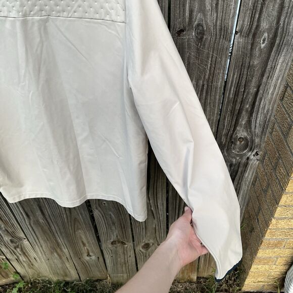 Bad Birdie Golf Hybrid Jacket Men's Medium Beige Water Repellant Softshell - Picture 12 of 16